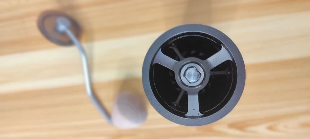 top view K6 grinder