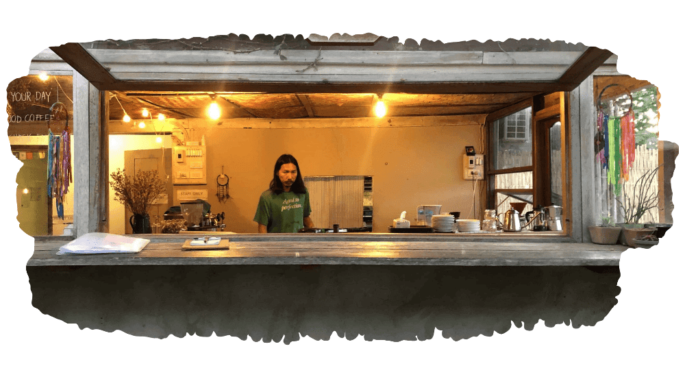quality of coffee robusta coffee at this laos coffee shop